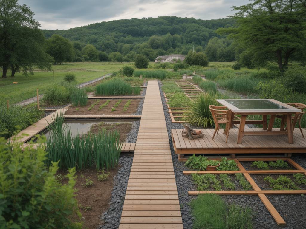 Créer une oasis écologique chez soi : initier un jardin de pluie pour favoriser la biodiversité et limiter les inondations