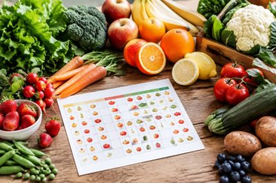 Calendrier fruits et légumes de saison gratuit : le guide mois par mois